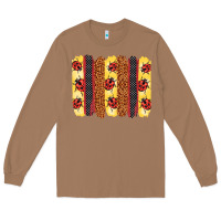 Toasted Coconut ladybug  brushstrokes Long Sleeve Tee - BarkalooDesign
