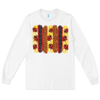 White ladybug  brushstrokes Long Sleeve Tee - BarkalooDesign