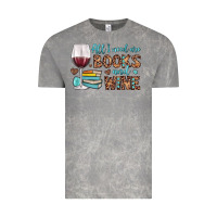 Cloud Rock all i need are books and wine Vintage Tee - JahusDesignShop