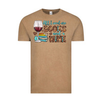 Vintage Coffee all i need are books and wine Vintage Tee - JahusDesignShop