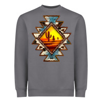 Storm cowhide leopard sunset aztec Heavyweight Sweatshirt - JahusDesignShop