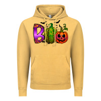 Vintage Mustard boo halloween Vintage Hoodie - RacoonDesign