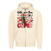 Sandshell better aim than cupid with dog and duck Zipper Hoodie - MaliasSmallBusiness