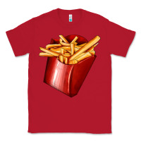 Red french fries Classic Tee - AdoDesignShop