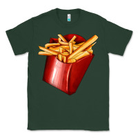 Sports Green french fries Classic Tee - AdoDesignShop