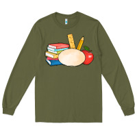 Army Green back to school custom Long Sleeve Tee - AdoDesignShop