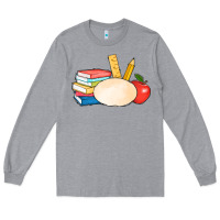 Heather Grey back to school custom Long Sleeve Tee - AdoDesignShop