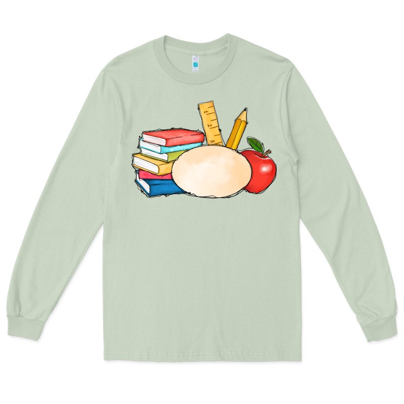 Back To School Custom Long Sleeve Tee by AdoDesignShop | Teevron