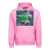 Fuchsia Pink roll me a blunt and tell me i'm pretty Urban Hoodie - TumblerDesignByShophia