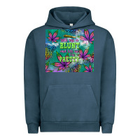 Pigment Midnight Navy roll me a blunt and tell me i'm pretty Urban Hoodie - TumblerDesignByShophia