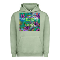 Pigment Oil Green roll me a blunt and tell me i'm pretty Urban Hoodie - TumblerDesignByShophia