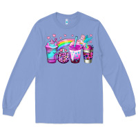 Colony Blue unicorn coffee Long Sleeve Tee - Jasminsmagicworld