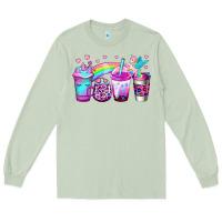 Matcha unicorn coffee Long Sleeve Tee - Jasminsmagicworld