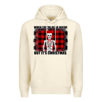 Sandshell When You re Dead Inside But It Christmas Skeleton Premium Hoodie - Bettercallsaul