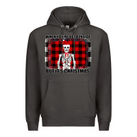 Smoke When You re Dead Inside But It Christmas Skeleton Premium Hoodie - Bettercallsaul
