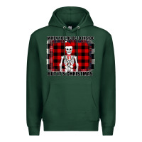 Sports Green When You re Dead Inside But It Christmas Skeleton Premium Hoodie - Bettercallsaul