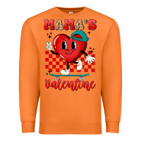 Carrot skater heart valentines day art Premium Sweatshirt - LillyAllenDesigns