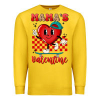 Lemon skater heart valentines day art Premium Sweatshirt - LillyAllenDesigns