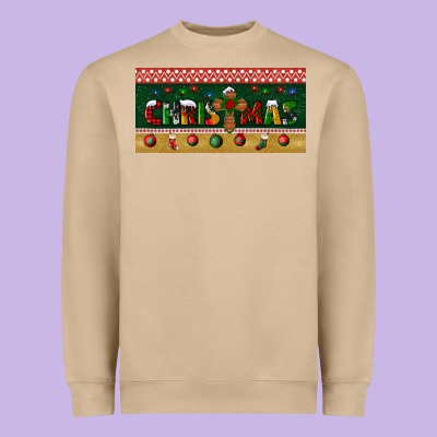 Christmas With Cross License Plate Heavyweight Sweatshirt Designed By Bundleandbundleshop
