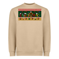 Mushroom christmas with cross license plate Heavyweight Sweatshirt - BundleAndBundleShop