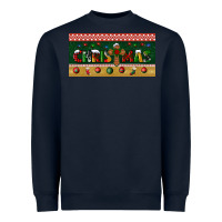 Navy christmas with cross license plate Heavyweight Sweatshirt - BundleAndBundleShop