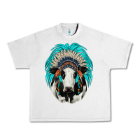 Lunar Rock holstein indian headdress Urban Heavy Tee - JahusDesignShop