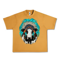 Peanut Butter holstein indian headdress Urban Heavy Tee - JahusDesignShop
