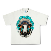 Pistachio holstein indian headdress Urban Heavy Tee - JahusDesignShop