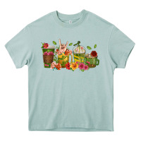 Arona floral hustler coffee cups Heavy Core Tee - texasbilliewilder