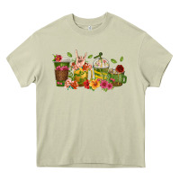 Mossy floral hustler coffee cups Heavy Core Tee - texasbilliewilder
