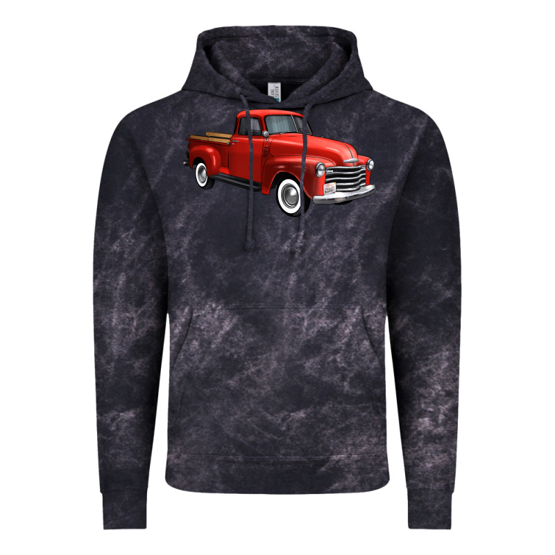 Western Red Truck Right 34 View 1 Vintage Hoodie by FaDigitalArtStudio | Teevron