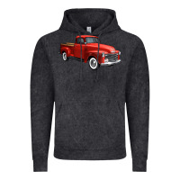 Vintage Black western red truck right 34 view 1 Vintage Hoodie - FaDigitalArtStudio
