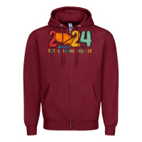 Burgundy total solar eclipse Zipper Hoodie - MaliasSmallBusiness