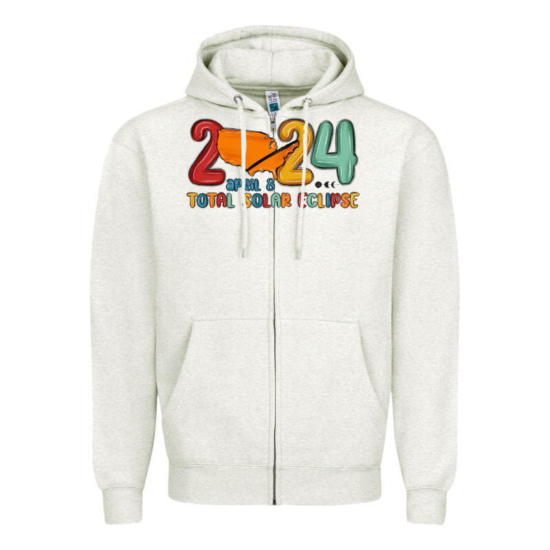 Total Solar Eclipse Zipper Hoodie by MaliasSmallBusiness | Teevron