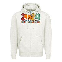 Oatmeal Heather total solar eclipse Zipper Hoodie - MaliasSmallBusiness