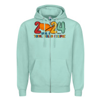 Seafoam total solar eclipse Zipper Hoodie - MaliasSmallBusiness