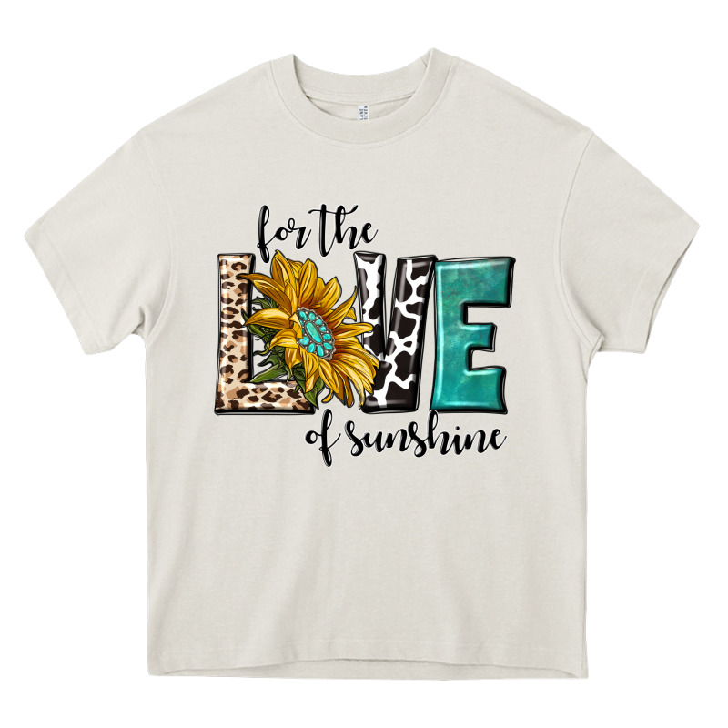 For The Love Of Sunshine Heavy Core Tee by texasbilliewilder | Teevron