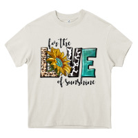 Cream for the love of sunshine Heavy Core Tee - texasbilliewilder