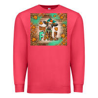 Cardinal Western Hay Fall Cow Premium Sweatshirt - LillyAllenDesigns