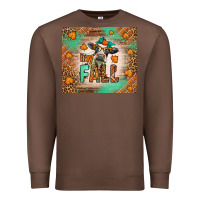 Chestnut Western Hay Fall Cow Premium Sweatshirt - LillyAllenDesigns