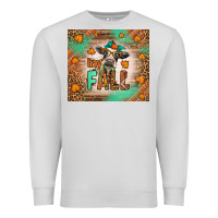 Dove Grey Western Hay Fall Cow Premium Sweatshirt - LillyAllenDesigns