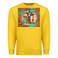 Lemon Western Hay Fall Cow Premium Sweatshirt - LillyAllenDesigns