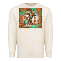 Sandshell Western Hay Fall Cow Premium Sweatshirt - LillyAllenDesigns