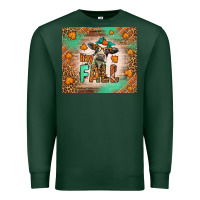 Sports Green Western Hay Fall Cow Premium Sweatshirt - LillyAllenDesigns