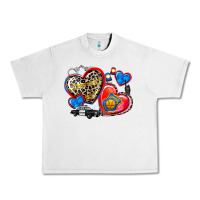 Lunar Rock western leopard  police hearts Urban Heavy Tee - AdoDesignShop