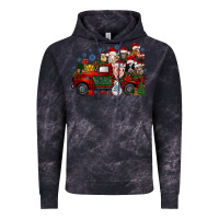 Cloud Black christmas farm animals truck Vintage Hoodie - RacoonDesign