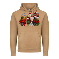 Vintage Camel christmas farm animals truck Vintage Hoodie - RacoonDesign