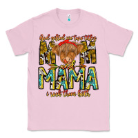 Bubblegum Pink God Gifted Me Two Titles And Mama i Rock Them Both Classic Tee - CowhideDigitalArt