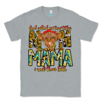 Heather Grey God Gifted Me Two Titles And Mama i Rock Them Both Classic Tee - CowhideDigitalArt