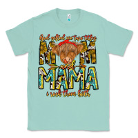 Seafoam God Gifted Me Two Titles And Mama i Rock Them Both Classic Tee - CowhideDigitalArt